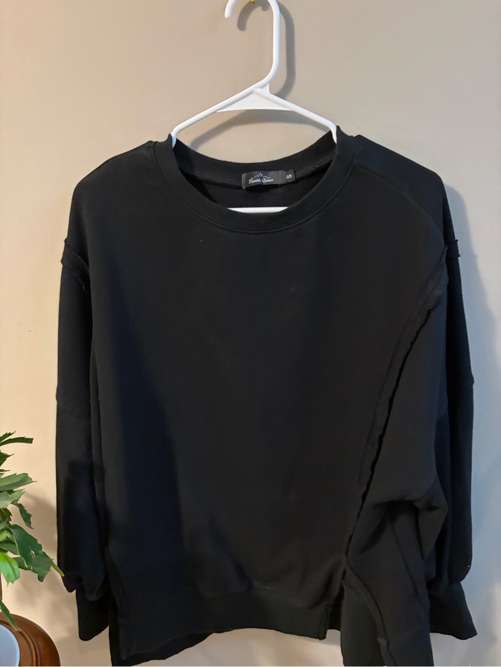 Women’s Black Crewneck Sweater